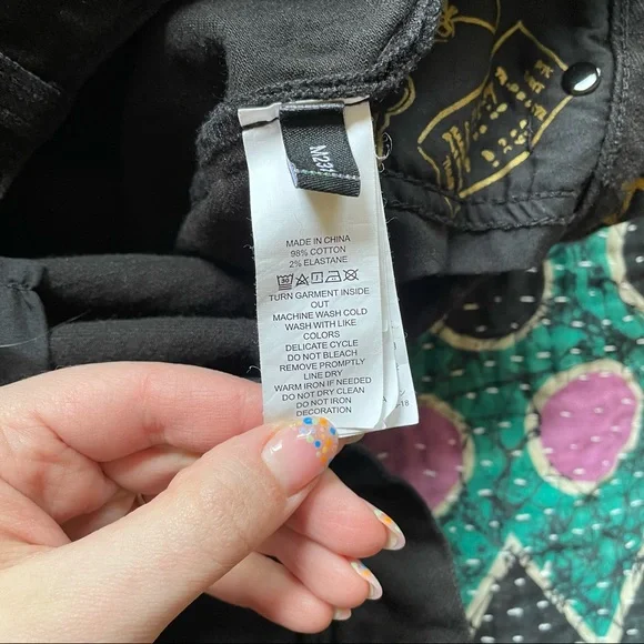 NWOT Kate Spade Broome Street Black Crop Mid Rise Straight Leg Jeans 31 - Picture 9 of 13